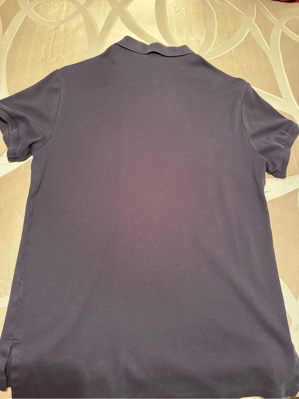 Ralph Lauren Men's Dark Navy Polo with Yellow Pony